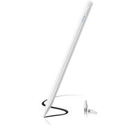 Stylus Tablet, Universal Pen For Touch Screens With Quick Charge Compatible With Ipad/Iphone/Android Tablet/Smartphone (White)