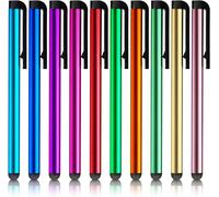 Stylushome Lot De 10 Stylets Universels À Pointe Fine En Caoutchouc Pour Tablettes Et Téléphones Portables[STY9130174]