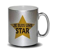 STYLX DESIGN WWW STYLX DESIGN.COM Cadeau Original mug Gris Je suis une Star cadeau fête des mères, fête des pères ou toutes autres occasions.