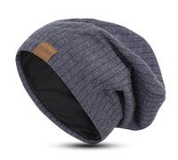 Stynice Décontracté Bonnet Homme Femme Hiver - Double Couche - Léger - Souple - Tricoté - Chapeau Femme Hiver - Teneur en Élasthanne - Taille Unique