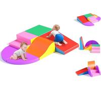 STYPLZ Blocs de mousse pour enfants, blocs d’escalade d’intérieur, structures d’escalade pour enfants, blocs géants pour jouer et grimper, ((ensemble de 6 pièces - ensemble de blocs en éponge