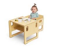 STYPLZ Ensemble Table et chaises Montessori pour Le sevrage - Conception réglable pour Les Tout-Petits, idéal pour Les Repas, l'apprentissage et Le Jeu