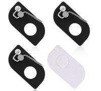 Styquenzer Lot de 4 repose-flèches magnétiques pour arc recourbé, support de flèche pour tir à l'arc recourbé - Repose-flèches arrière adhésif - Accessoire de tir à la chasse - Pour droitier