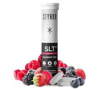 STYRKR Lot de 12 comprimés d'hydratation Electrolytes Berry 500 mg par portion 2 sels plus élevés utilisés par les athlètes d'endurance Formule avancée quad-mélange SLT07 12 x par tube