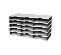 styro Casier de tri Trio 15 compartiments H363xl723xP331 mm polystyrène gris/...