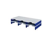 Styro Modular Sorting Système Extension 6 Compartiments W723xD331xH153mm Gris et Noir Ref 268-1302.98