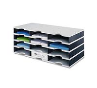 Styrodoc 268030498 Module de rangement Trio à 12 compartiments 723 x 331 x 293 mm (Gris/noir)