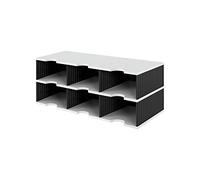 Styrodoc Trio Jumbo 6 Casiers Gris/Noir