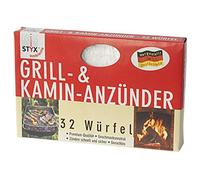 STYX 4009864063820 Allume-feu pour barbecue et cheminée 32 cubes Paraffine uni