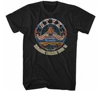 Styx Paradise Theatre Tour 1981 Men’S T Shirt Shirt for Music Fan Black XL