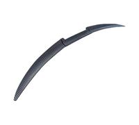 STZPO Aileron arrière Universel sans perçage en Fibre de Verre, Lame combinée en Trois Sections, Grande Partie supérieure(Shiny Black)