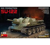 Su-122 Montantes Production Intérieur Kit Réservoir 1:3 5 Plastic Model MA35197