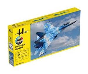 SU-27 UB/P Ukraine 1/72 Heller + colle et peintures G