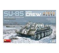 MiniArt 35178 1:35 SU-85 Früh. Prod. 1943 m. BES. (5) - Réplique fidèle à l'original, modélisme, kit de construction en plastique, bricolage, loisirs, collage, kit de modélisme, assemblage, non laqué