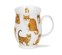 SU-Cats-GI Ginger Cats Staffordshire Tasse en porcelaine fine Forme Suffolk 0,31 l