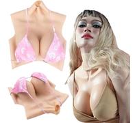 SUAFAXNG Faux Seins Silicone Fournitures Mastectomie Silicone Poitrine Féminine Fausse Poitrine Réaliste pour Transgender