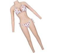 SUAFAXNG Silicone Bodysuit Whole Body Silicone Body Suit C-G Cup Fake Breasts for Crossdressers Transgender Drag Queen