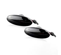 SUAGFW Clignotant Miroir Porte 2 Clignotants Latéraux Dynamiques À LED Transparents Pour NISSAN Pour Note 2006 2007 2008 2009 2010(Style 3)