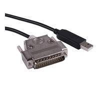 Suamdoen FT231XS Puce USB vers RS232 25 broches DB25 mâle connecteur série câble adaptateur commande numérique câble de programmation compatible C-232R US-232R
