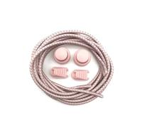 Suammiitstrieadea 1 paire de lacets décoratifs de 120 cm avec boucles pour chaussures de jogging, chaussures de sport, lacets élastiques de rechange, bleu foncé, rose clair, as description