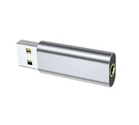 Suammiitstrieadea Adaptateur USB vers prise audio 3,5 mm Carte son externe pour casques, ordinateurs de bureau, PC
