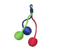 Suammiitstrieadea Balle en corde pour chat Chaton Chasing and Play Jouet en sisal Couleur aléatoire