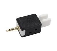 Suammiitstrieadea Bouton Morsecode CW avec double pagaie et doigt réglable, noir, 24 x 31 x 19 mm, 24 x 31 x 19 mm