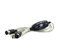 Suammiitstrieadea Câble adaptateur USB vers interface MIDI Midi In-Out Musique Clavier Piano vers PC
