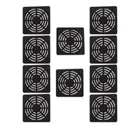 Suammiitstrieadea Lot de 10 coques anti-poussière en maille pour ventilateur d'ordinateur 6 cm