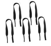 Suammiitstrieadea Lot de 5 sangles de maintien en néoprène pour lunettes de soleil et lunettes de soleil Noir, Noir , Approx.410x20x2.5mm(LxWxT)