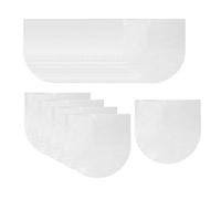 Suammiitstrieadea Pochettes intérieures pour disques vinyles portables pour tourne-disque gramophone 17,8 cm, transparent, 17,8 cm, Transparent, 25,4 cm, 25,4 cm, comme description