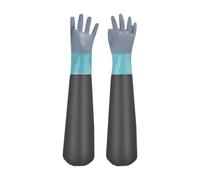 Suammiitstrieadea Pond Gloves Gants en caoutchouc, longueur coude, imperméables, pour ouvriers de construction, manches longues