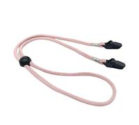 Suammiitstrieadea Sangle de chapeau clips cordon de menton course à pied plage pêche chapeau voile retenue chapeau rose, Rose, plié : 40 cm, Folded 40cm