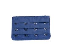 Suammiitstrieadea Sangle d'extension pour soutien-gorge, boucle d'extension 4 crochets, boutons multicolores pratiques, longueur réglable, 3 rangées, sous-vêtements blancs, noir foncé, as description