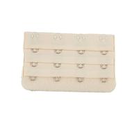 Suammiitstrieadea Sangle d'extension pour soutien-gorge, boucle d'extension 4 crochets, boutons multicolores pratiques, longueur réglable, 3 rangées, sous-vêtements blancs, Couleur chair clair, as