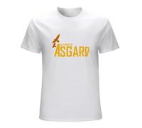 SUAN MEI ROU Asgard T Shirt Old Gods of Asgard Short-Sleeve White S