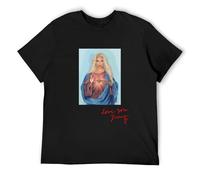 SUAN MEI ROU Trisha Paytas Jesus T Shirt 173Dmn Men's T Shirt Black M