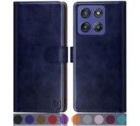 SUANPOT Compatible avec G Stylus 5G 2025 Étui portefeuille avec blocage RFID et porte-cartes de crédit, étui de protection à rabat en cuir synthétique pour homme et femme pour Stylus 5G 2025, bleu