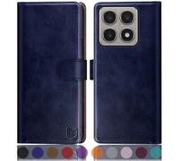 SUANPOT Etui Coque pour Xiaomi Mi 14T Pouces [RFID Blocage] [Magnétique Protection] Fentes pour Cartes Protection Etui Housse Premium en Cuir PU pour Mi 14T Etui Portefeuille Bleu