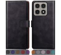 SUANPOT Etui Coque pour Xiaomi Mi 14T Pouces [RFID Blocage] [Magnétique Protection] Fentes pour Cartes Protection Etui Housse Premium en Cuir PU pour Mi 14T Etui Portefeuille Le Noir