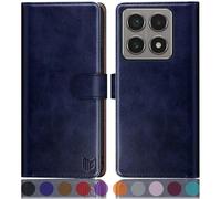 SUANPOT Etui Coque pour Xiaomi Mi 14T Pro Pouces [RFID Blocage] [Magnétique Protection] Fentes pour Cartes Protection Etui Housse Premium en Cuir PU pour Mi 14T Pro Etui Portefeuille Bleu
