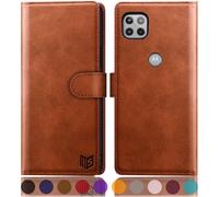 Suanpot pour Motorola One 5G ACE 2021 avec RFID Blocking Le cuir Wallet Bote de crdit Carte de crdit Flip Folio Livre Book Tlphone Bodiching