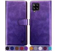 Suanpot pour Samsung Galaxy A12 avec RFID Blocking Le cuir portefeuille Carte de crdit Carte de crdit Flip Folio Livre Tlphone Bote de choc