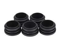 SuanQ Black Embout De Tube Rond en Plastique De Diamètre 35Mm pour Obturateurs De Diamètre 35Mm