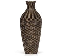 Suanti Vase à Fleurs, Vase de 28 cm de Haut avec Un Design Minimaliste et des Formes Uniques, Vase de Sol pour Chambre à Coucher, Salon, Bureau et Cuisine