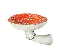 Suanzua Étagère murale en forme de mignon, décoration pour la chambre des champignons extravagante, étagères suspendues un mur-C