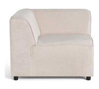 Suaro - Module d'angle réversible en tissu texturé - Beige Beige G