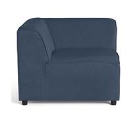 Suaro - Module d'angle réversible en tissu texturé - Bleu