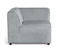 Suaro - Module d'angle réversible en tissu texturé - Gris