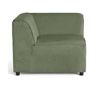 Suaro - Module d'angle réversible en tissu texturé - Vert